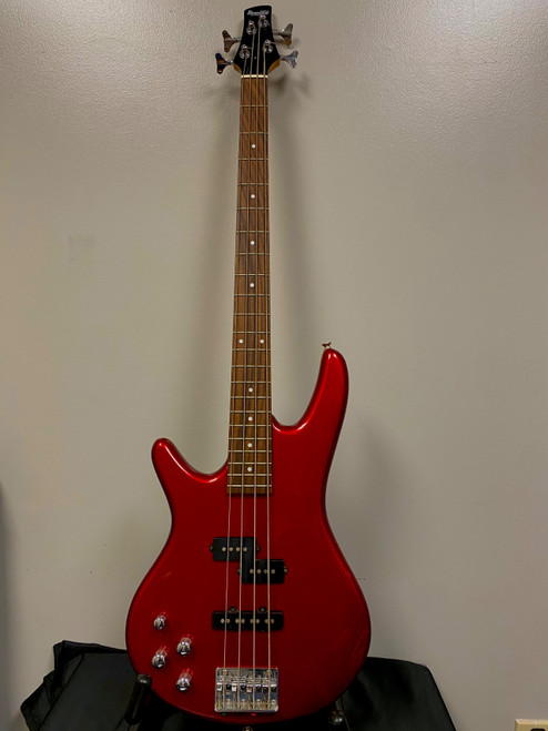Vist Large View of Product Image Which is Used Ibanez GIO SOUNDGEAR GSL 200 L BASS GUITAR Bass Guitar Red 4-String