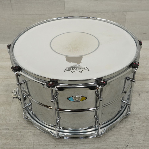 Vist Large View of Product Image Which is Used Ludwig 14x8 Supralite Metal Snare Drum