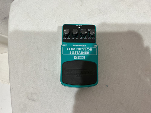 Vist Large View of Product Image Which is Used Behringer CS100 Compressor Pedal