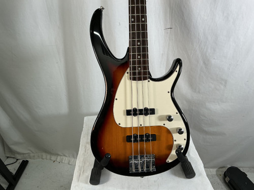 Vist Large View of Product Image Which is Used Peavey MILESTONE J Type Bass Guitar Sunburst 4-String
