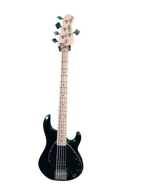 Vist Large View of Product Image Which is Used Sterling by Ernie Ball STINGRAY 5 Bass Guitar Black 5-String