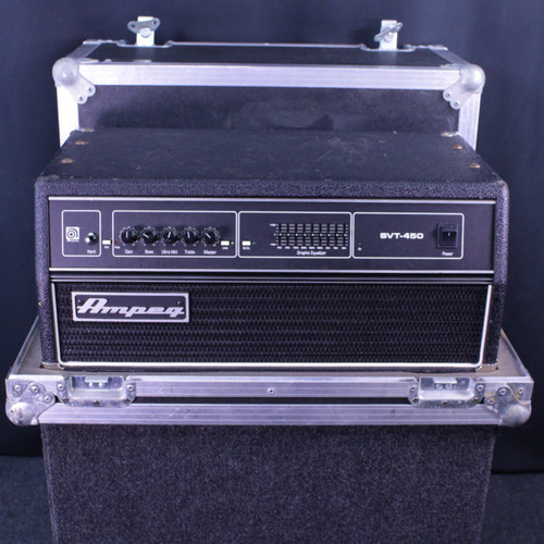Vist Large View of Product Image Which is Used Ampeg SVT-450 AMP HEAD W/CASE Bass Amplifier Head