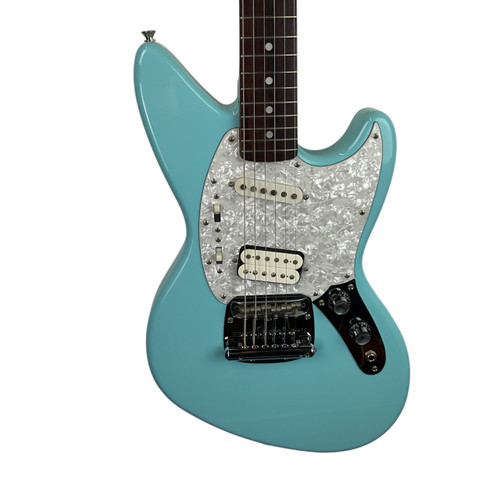 Vist Large View of Product Image Which is Used Fender 2004 KURT COBAIN JAG-STANG Offset Double Cutaway Electric Guitar Blue 6-String