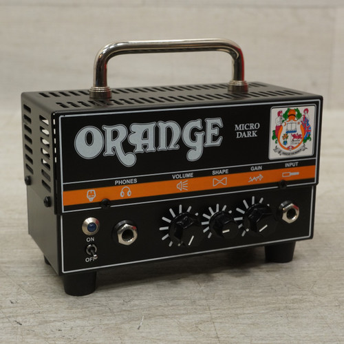 Vist Large View of Product Image Which is Used Orange Micro Dark Solid State Guitar Head