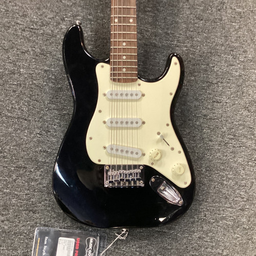 Vist Large View of Product Image Which is Used Squier MINI STRAT S Type Electric Guitar Black 6-String