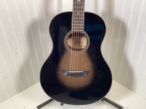 Vist Large View of Product Image Which is Used Washburn BT59CH-D Laminate Top Acoustic Guitar Silver Burst