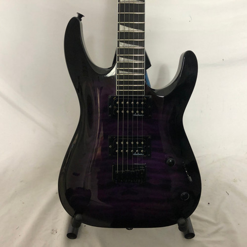 Vist Large View of Product Image Which is Used Jackson JS32Q S Type Electric Guitar Purple 6-String