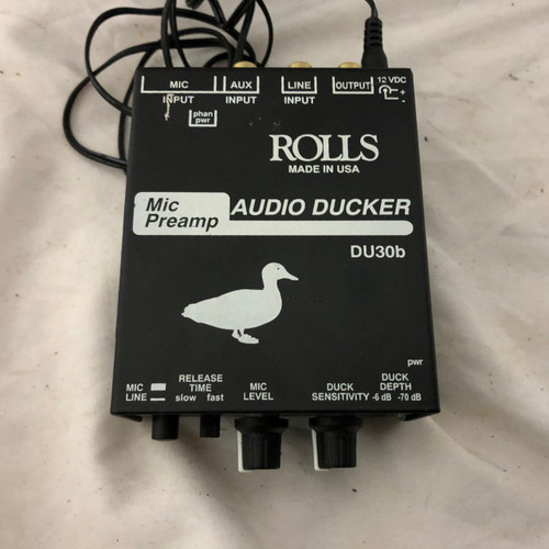 Vist Large View of Product Image Which is Used Rolls DU30B AUDIO DUCKER MIC PRE Pro Sound Product