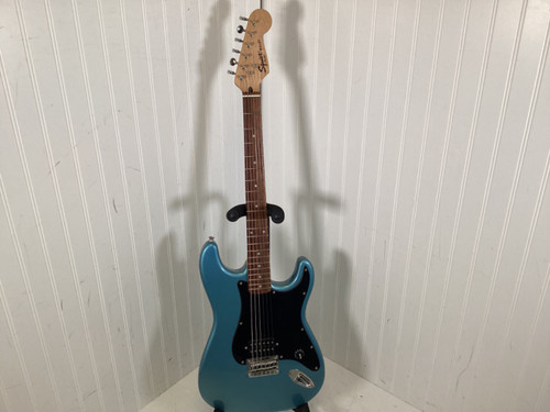 Vist Large View of Product Image Which is Used Squier BULLET STRAT S Type Electric Guitar Blue 6-String
