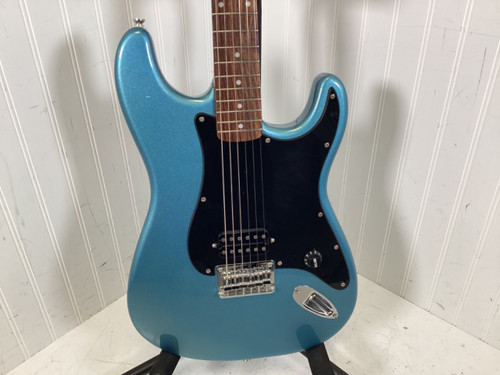 Vist Large View of Product Image Which is Used Squier BULLET STRAT S Type Electric Guitar Blue 6-String