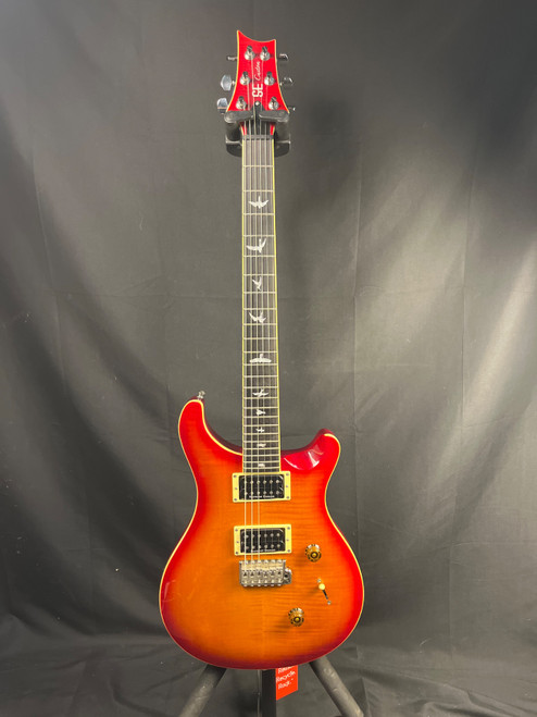 Vist Large View of Product Image Which is Used Paul Reed Smith - PRS SE CUSTOM 24 Double Cut Electric Guitar Cherry Sunburst 6-String