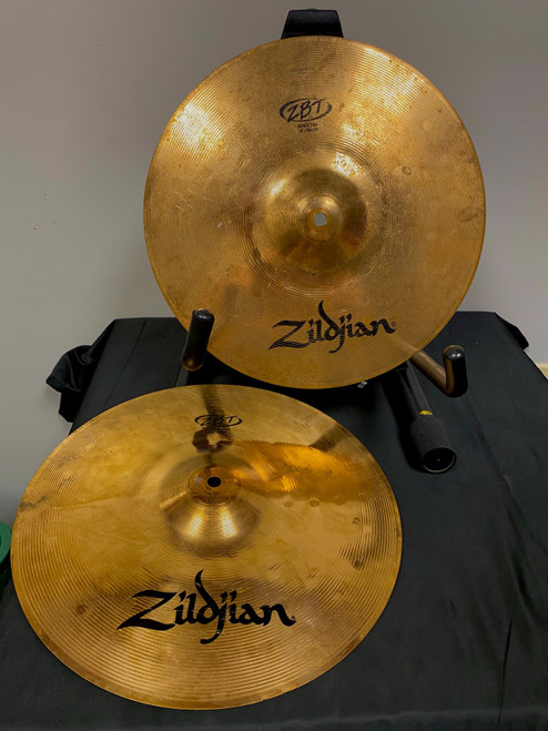 Vist Large View of Product Image Which is Used Zildjian ZBT 14IN HIHAT PAIR Hi Hat Cymbals 14"