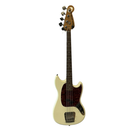 Vist Large View of Product Image Which is Used Squier MUSTANG BASS Bass Guitar White 4-String
