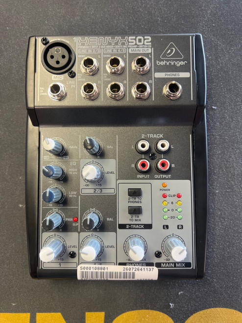 Vist Large View of Product Image Which is Used Xenyx 502 Mixing Console