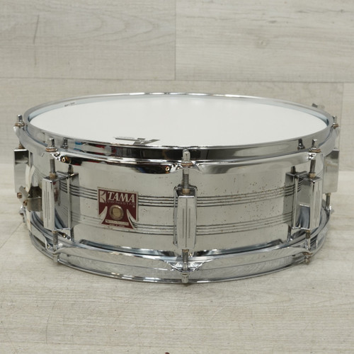 Vist Large View of Product Image Which is Used Tama 14x5 Swingstar Red Badge Vintage Metal Snare Drum