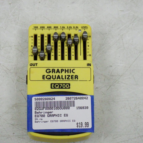 Vist Large View of Product Image Which is Used Behringer EQ700 GRAPHIC EQ 