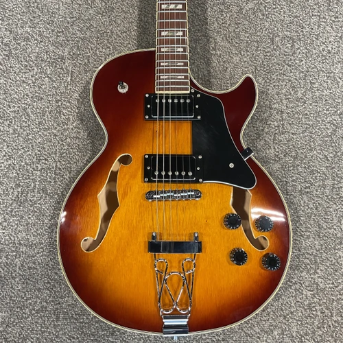 Vist Large View of Product Image Which is Used IYV IYV-IJZ-300 TSB Semi-Hollow Electric Guitar