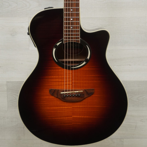 Vist Large View of Product Image Which is Used Yamaha APX500FM Solid Top Acoustic Guitar Sunburst