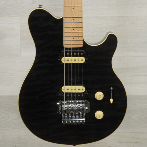 Vist Large View of Product Image Which is Used Sterling By Ernie Ball AX3FM Sub Series Electric Guitar Black