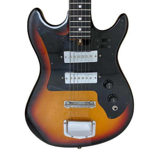 Vist Large View of Product Image Which is Used Harmony H-802 Vintage S Type Electric Guitar Tobacco Sunburst 6-String