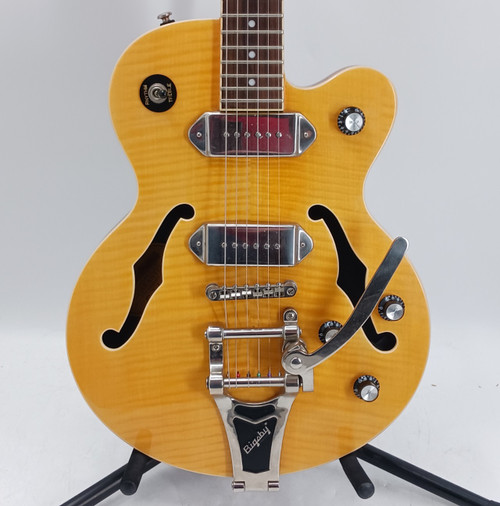 Vist Large View of Product Image Which is Used Epiphone WILDKAT AN Semi-Hollow Electric Guitar Natural 6-String
