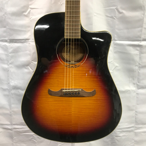 Vist Large View of Product Image Which is Used Fender T-BUCKET 300CE Laminate Top Acoustic Guitar Sunburst