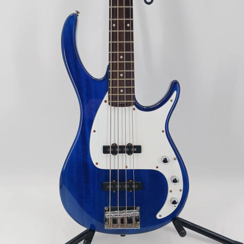 Vist Large View of Product Image Which is Used Peavey MILESTONE BXP Vintage J Type Bass Guitar Blue 4-String