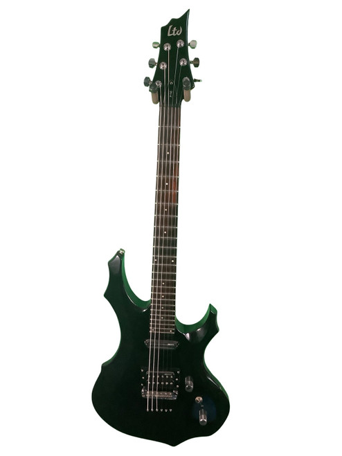 Vist Large View of Product Image Which is Used ESP LTD F-10 S Type Electric Guitar Black 6-String