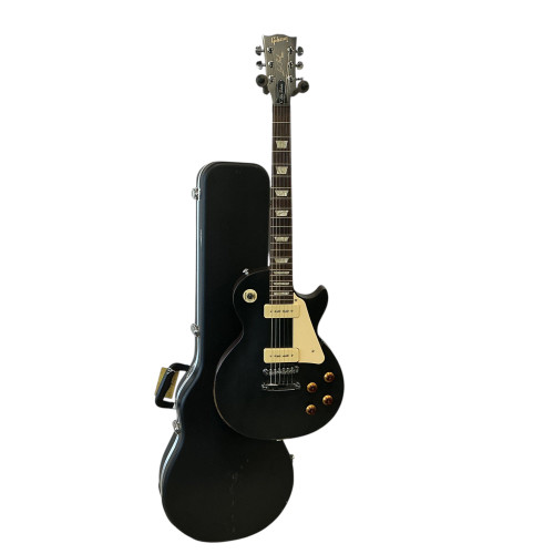 Vist Large View of Product Image Which is Used Gibson LES PAUL 50S TRIBUTE W/HSC LP Type Electric Guitar Black 6-String