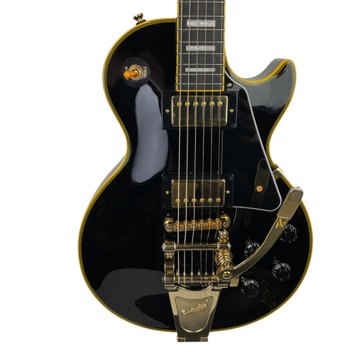 Vist Large View of Product Image Which is Used Epiphone JOE BONAMASSA 59 LES PAUL CUSTOM REISSUE LP Type Electric Guitar Black 6-String