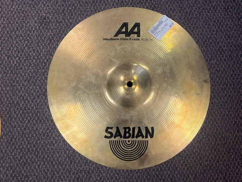 Vist Large View of Product Image Which is Used Sabian 14 AA MED. THIN CRASH Crash Cymbal 14"
