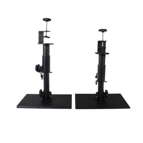 Vist Large View of Product Image Which is Used Gator CLAMP-ON MONITOR STANDS PAIR Speaker Stand