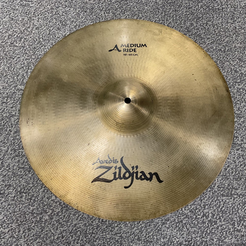 Vist Large View of Product Image Which is Used ZILDJIAN A MEDIUM RIDE 18 INCH Ride Cymbal