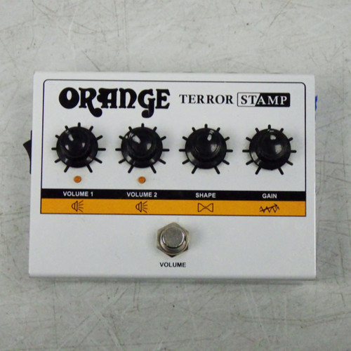 Vist Large View of Product Image Which is Used Orange terror Stamp Guitar PreAmp Pedal