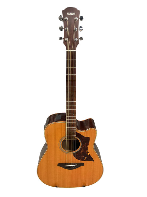 Vist Large View of Product Image Which is Used Yamaha A1R Solid Top Acoustic Guitar Wood