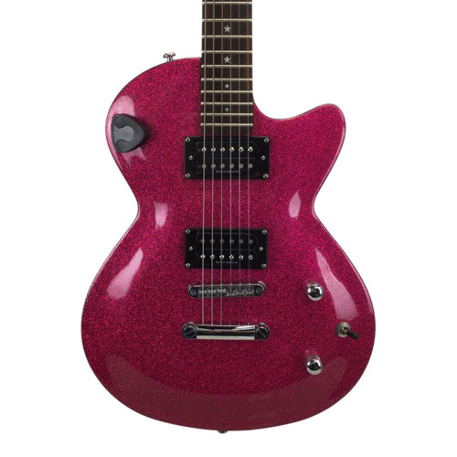 Vist Large View of Product Image Which is Used Daisy Rock Candy Electric Guitar Pink 6-String