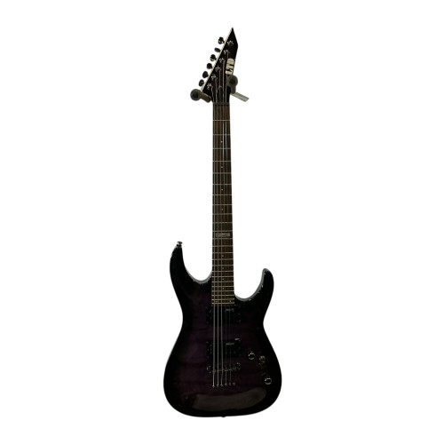 Vist Large View of Product Image Which is Used LTD MH-100QMNT LP Type Electric Guitar Purple 6-String
