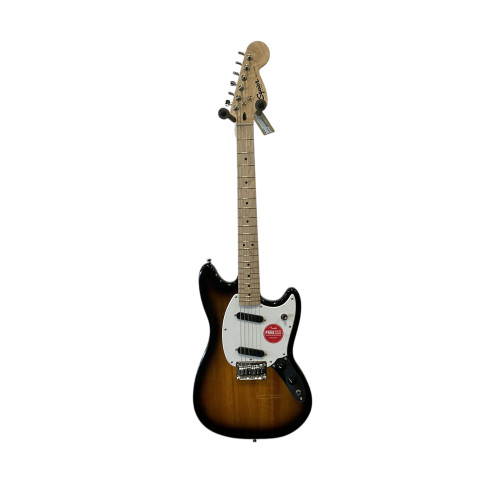 Vist Large View of Product Image Which is Used Squier MUSTANG Offset Double Cutaway Electric Guitar Natural 6-String