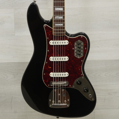 Vist Large View of Product Image Which is Used Squier Classic Vibe Bass VI Guitar Black