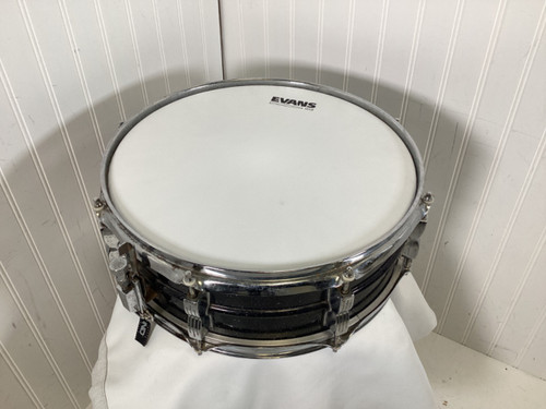 Vist Large View of Product Image Which is Used Ludwig ACROLITE BLACK GALAXY 5X14 Wood Snare Drum 14"