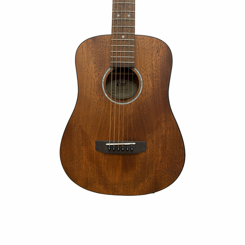 Vist Large View of Product Image Which is New CORT AD MINI M OP 3/4 DREADNOUGHT ACOUSTIC GUITAR - MAHOGHANY