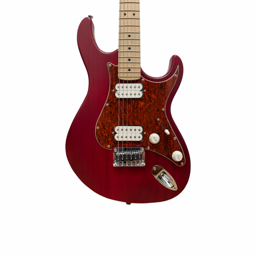 Vist Large View of Product Image Which is New CORT G110 DOUBLE CUTAWAY ELECTRIC GUITAR - OPEN PORE BLACK CHERRY