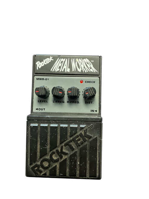 Vist Large View of Product Image Which is Used Rocktek METAL WORKER Distortion Pedal