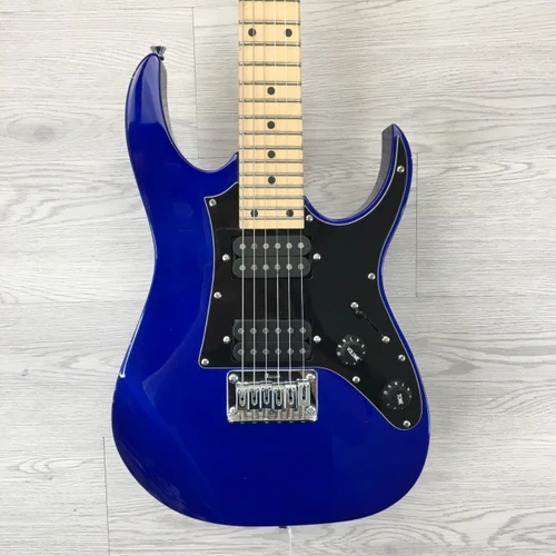 Vist Large View of Product Image Which is Used Ibanez GIO MIKRO GRGM21 Super S Electric Guitar Blue 6-String