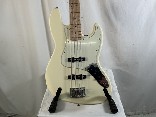 Vist Large View of Product Image Which is Used Squier AFFINITY SERIES JAZZ BASS J Type Bass Guitar White 4-String