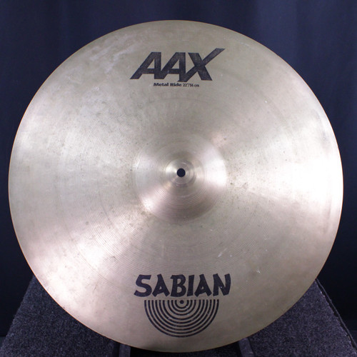 Vist Large View of Product Image Which is Used Sabian 22 AAX METAL RIDE Ride Cymbal 22"