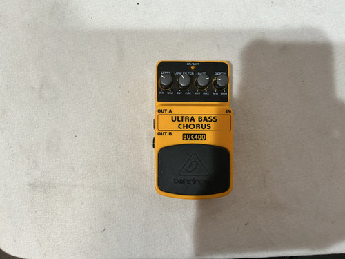Vist Large View of Product Image Which is Used Behringer BUC400 BASS CHORUS FX Only Pedal