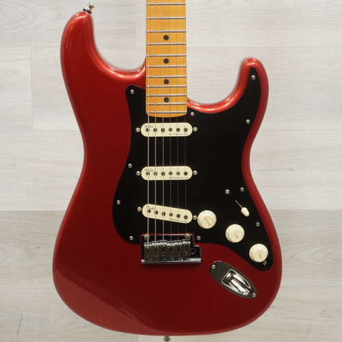 Vist Large View of Product Image Which is Used Fender American Ultra II Stratocaster Electric Guitar Red