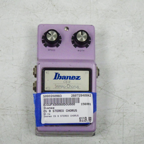 Vist Large View of Product Image Which is Used Ibanez CS 9 stereo Chorus Vintage  