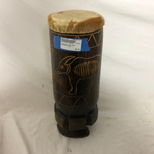 Vist Large View of Product Image Which is Used CONGOLESE HAND DRUM Hand Percussion